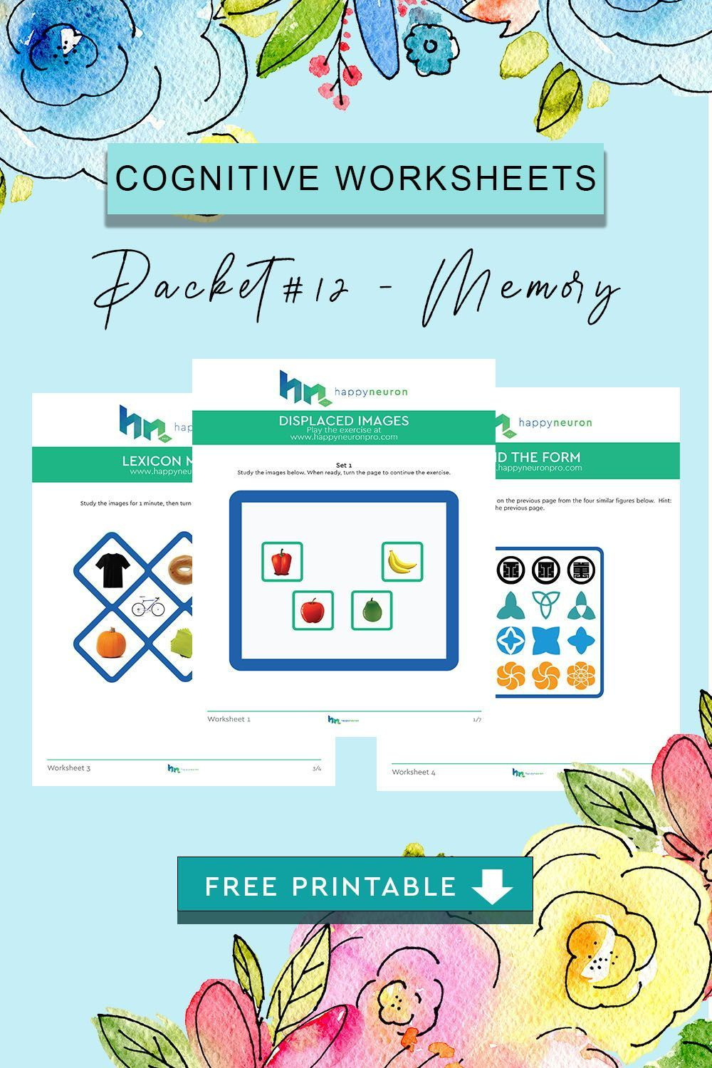 Printable Memory Worksheets For Kids | Pdf &amp;amp; Online within Free Printable Memory Exercises