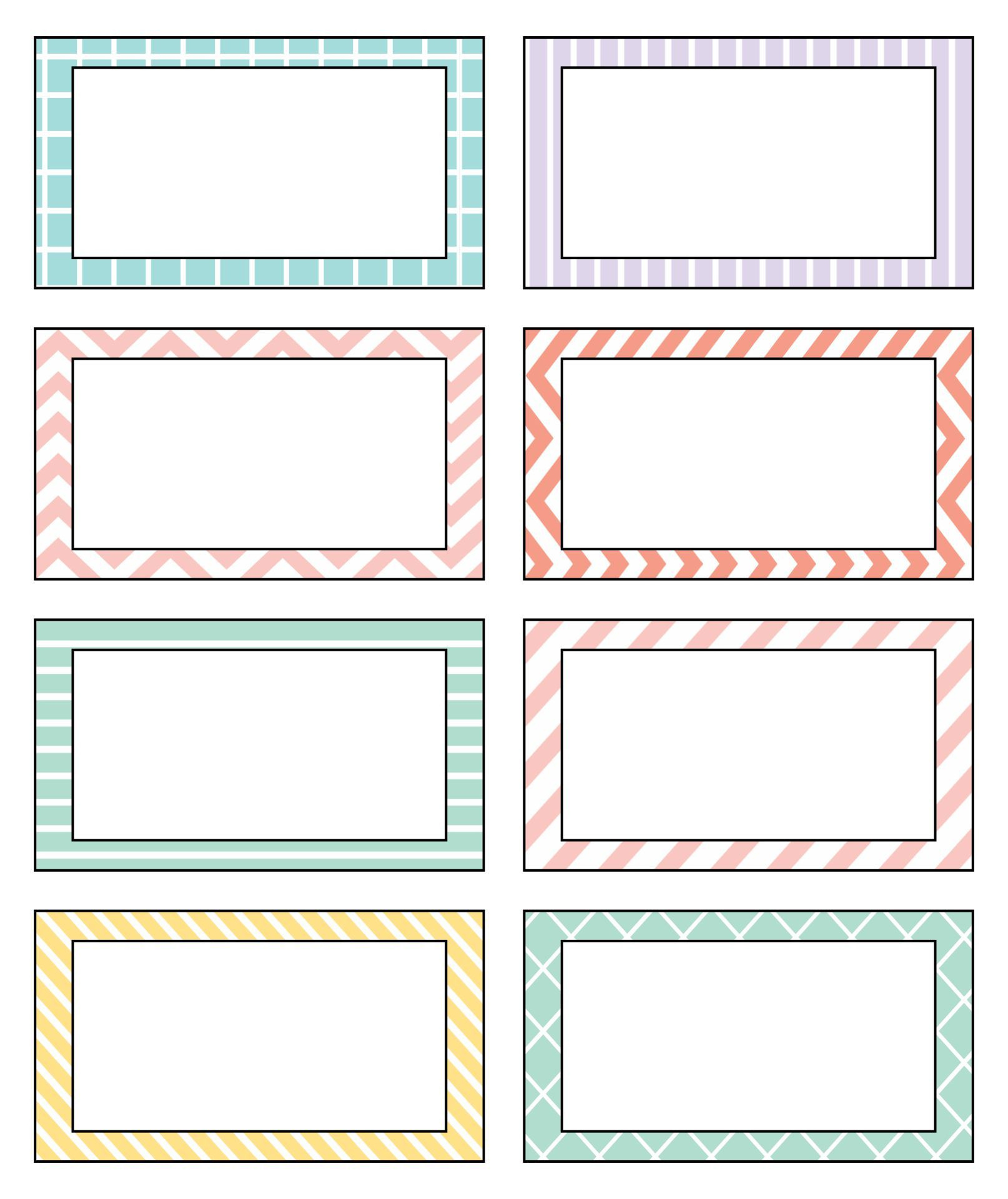 Printable Name Tags In Pastel Colors with Free Printable Name Tags For Students