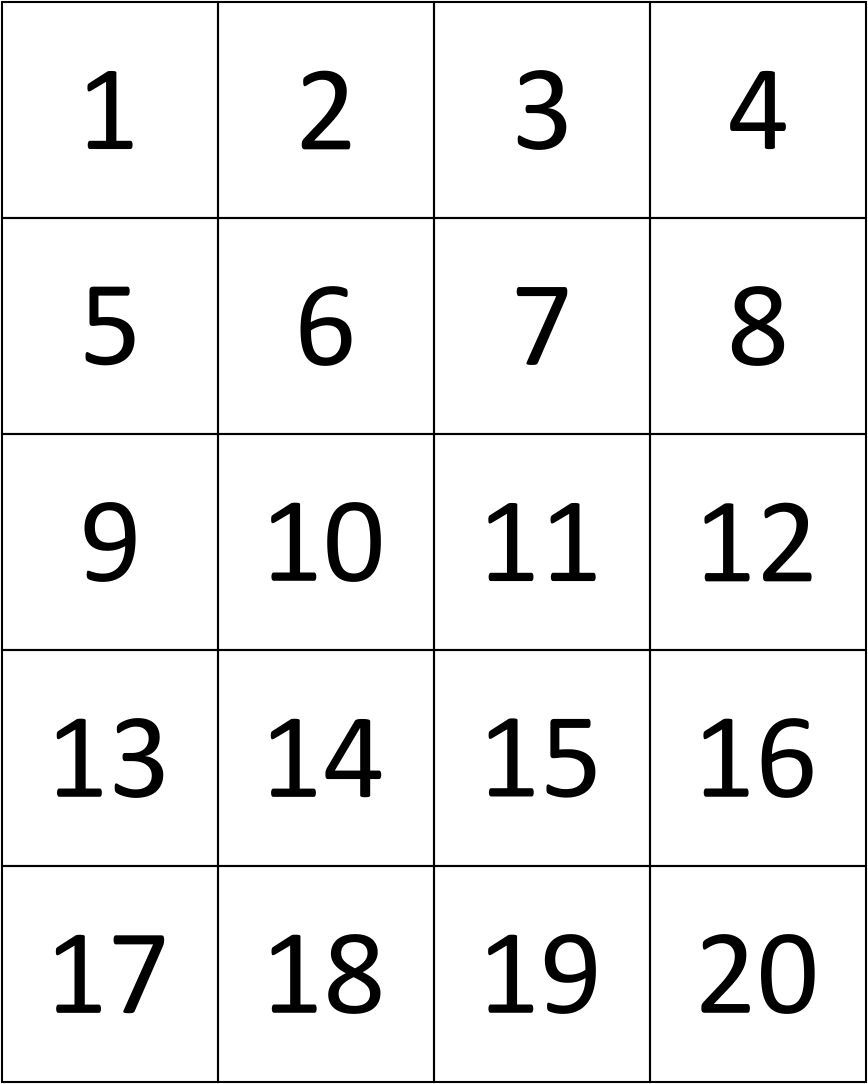 Printable Number Flash Cards 1-20 | Printablee | Printable Numbers pertaining to Free Printable Numbers 1-20