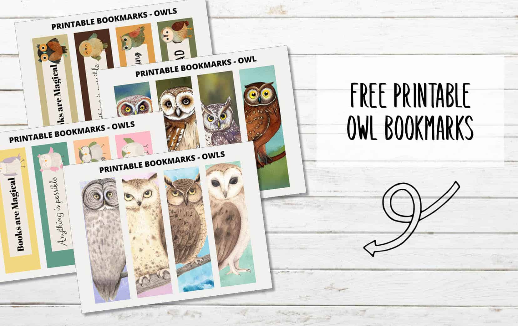 Printable Owl Bookmarks - My Printable Home with regard to Free Printable Owl Bookmarks