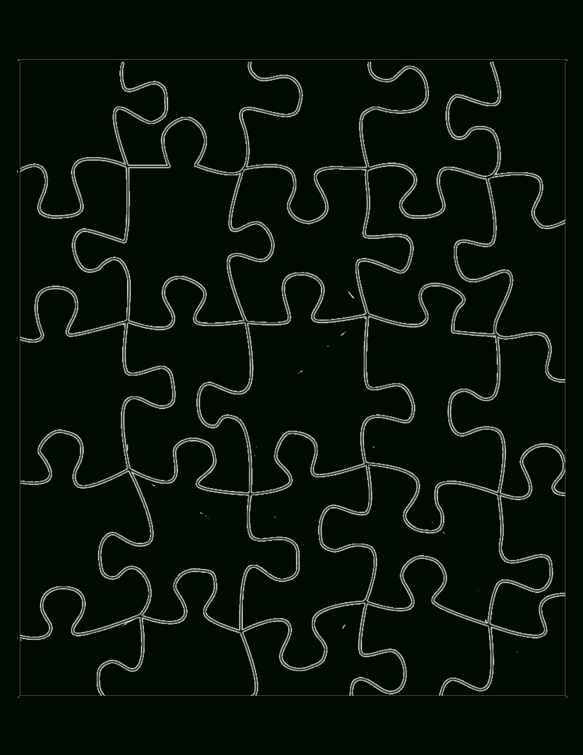 Printable Puzzle Pieces Template | Lovetoknow intended for Jigsaw Puzzle Maker Free Online Printable