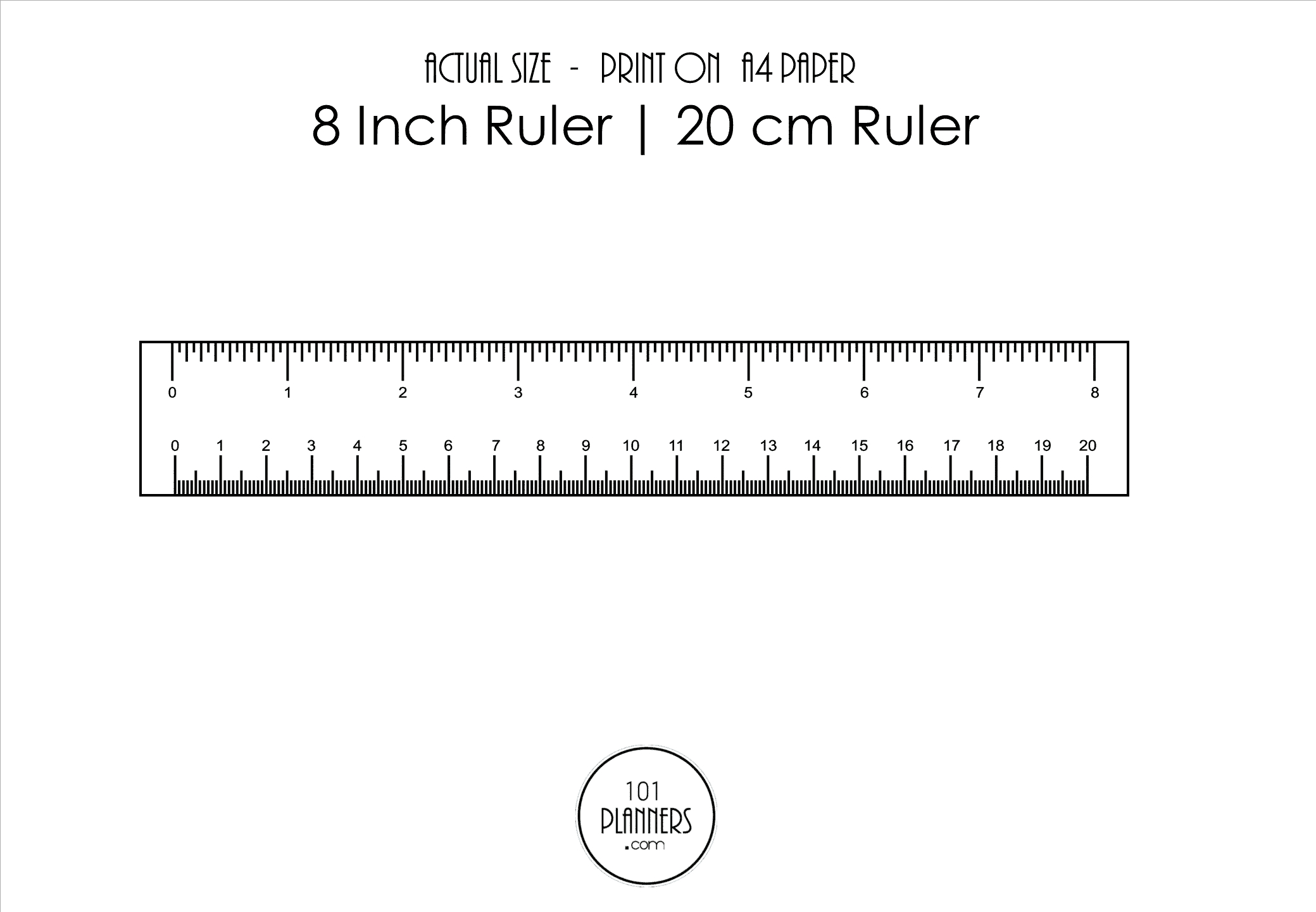 Printable Ruler | Online Ruler regarding Free Printable Cm Ruler