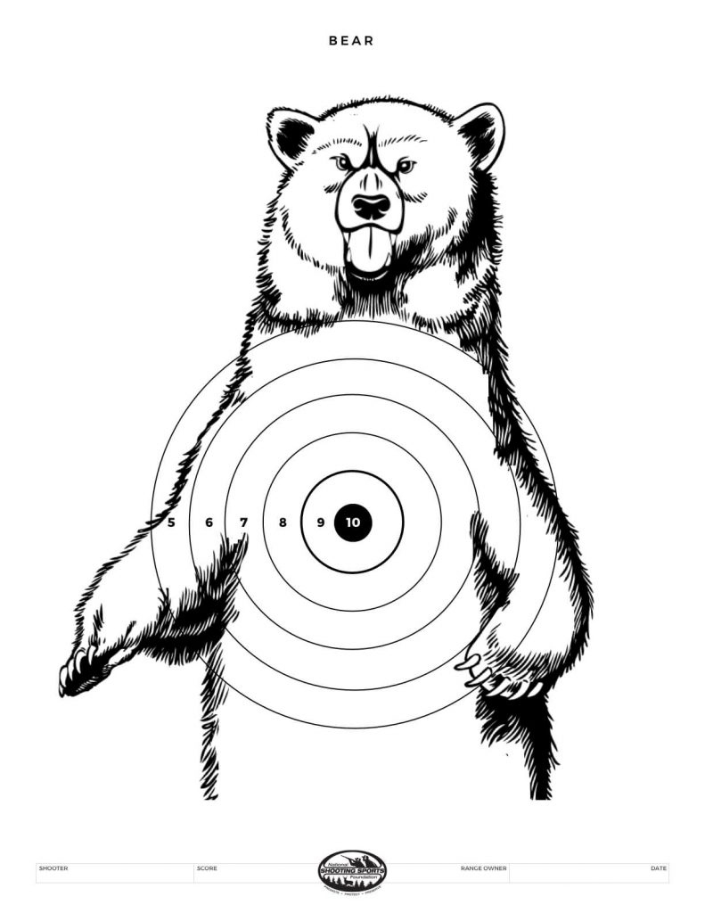 Printable Shooting Targets And Gun Targets • Nssf in Free Printable Targets