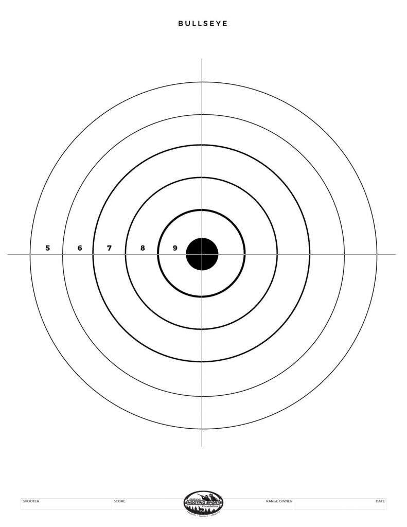 Printable Shooting Targets And Gun Targets • Nssf intended for Free Printable Targets