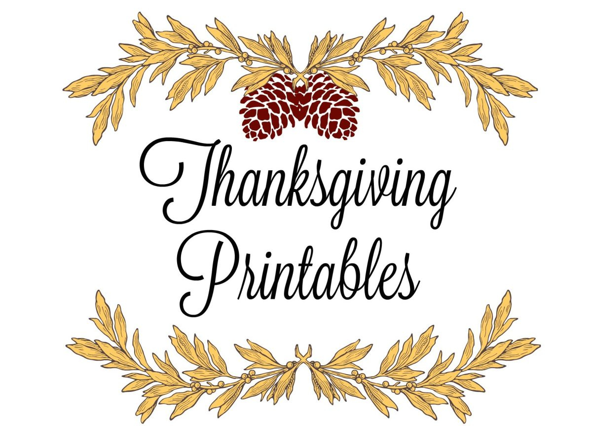 Printable Thanksgiving Place Cards &amp;amp; Menus - Parade within Free Thanksgiving Printables Place Cards