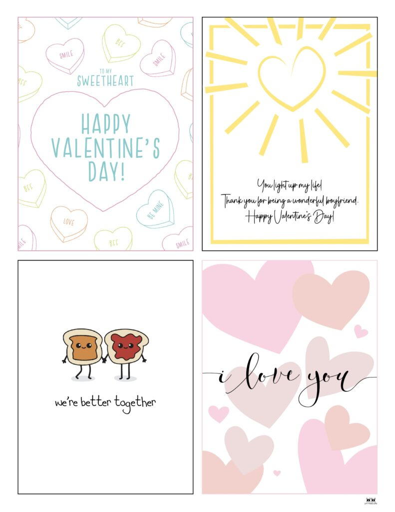 Printable Valentine&amp;#039;S Day Cards - 250+ Free Printables | Printabulls inside Free Printable Valentines Day Cards For Mom And Dad