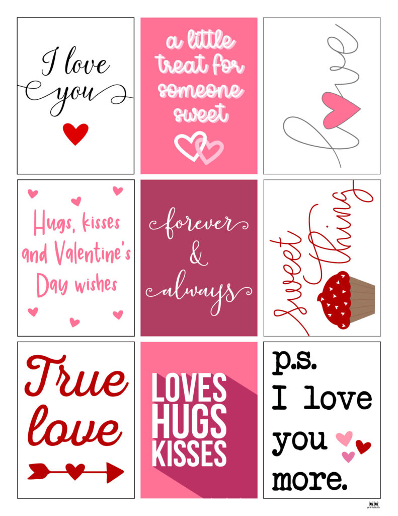 Printable Valentine&amp;#039;S Day Cards - 250+ Free Printables | Printabulls with Free Printable Valentines Day Cards for Her