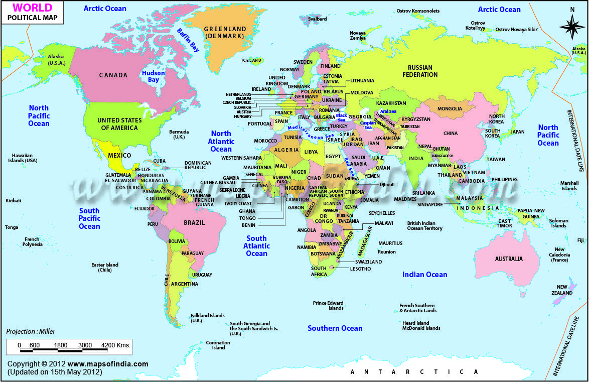 Printable World Map With Countries | World Map Printable, Kids pertaining to Free Printable World Maps Online