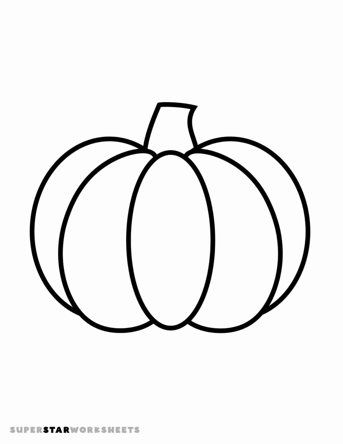 Pumpkin Coloring Pages - Superstar Worksheets pertaining to Free Printable Pumpkin Coloring Pages