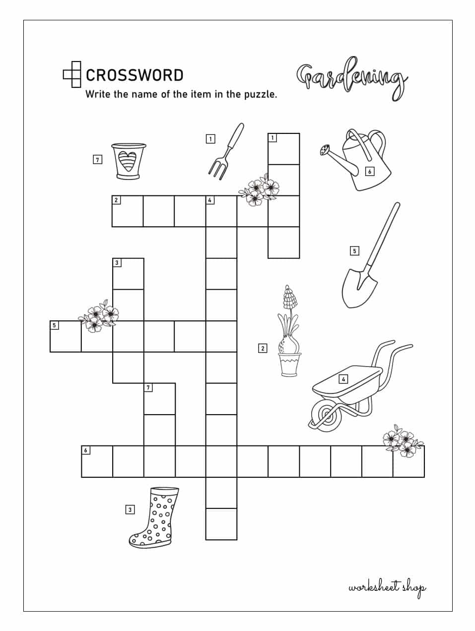 Puzzles - Worksheet Shop for Free Printable Puzzles