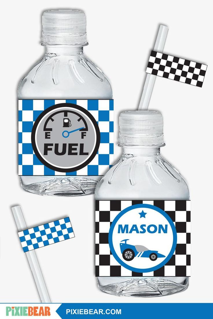 Race Car Water Bottle Labels Printable Fuel Water Bottle Labels for Free Printable Cars Water Bottle Labels