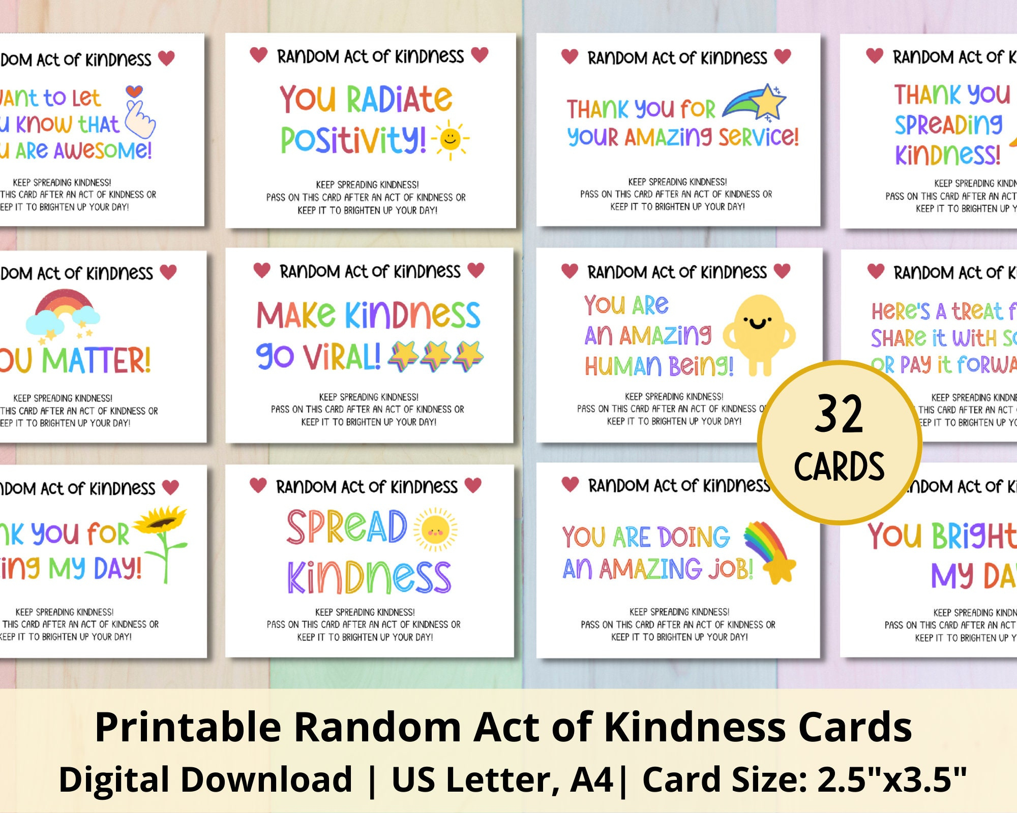 Random Act Of Kindness Cards Printable Act Of Kindness Cards Pay within Kindness Cards Printable Free