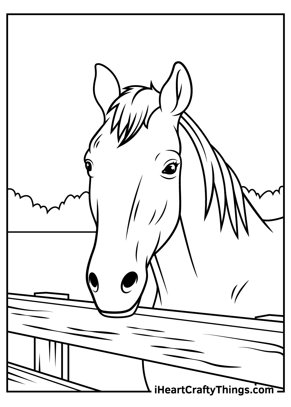 Realistic Horse Coloring Pages (Updated 2024) for Free Printable Realistic Horse Coloring Pages