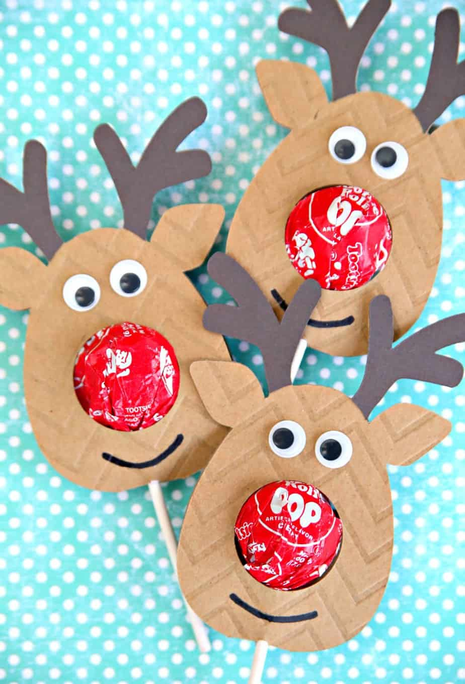 Reindeer Lollipop for Free Printable Reindeer Lollipop Template