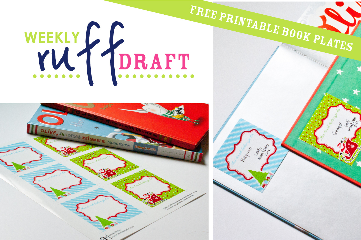 Ruff Draft: Free Printable Book Plates For Christmas - Anders Ruff in Free Printable Christmas Bookplates