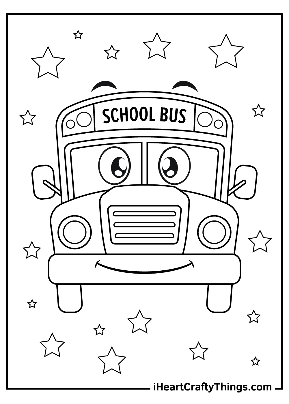 School Bus Coloring Pages (Updated 2024) for Free Printable School Bus Coloring Pages