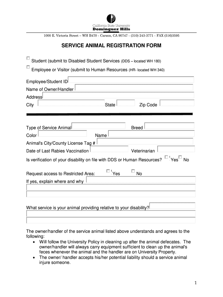 Service Dog Certification Download - Fill Online, Printable intended for Free Printable Service Dog