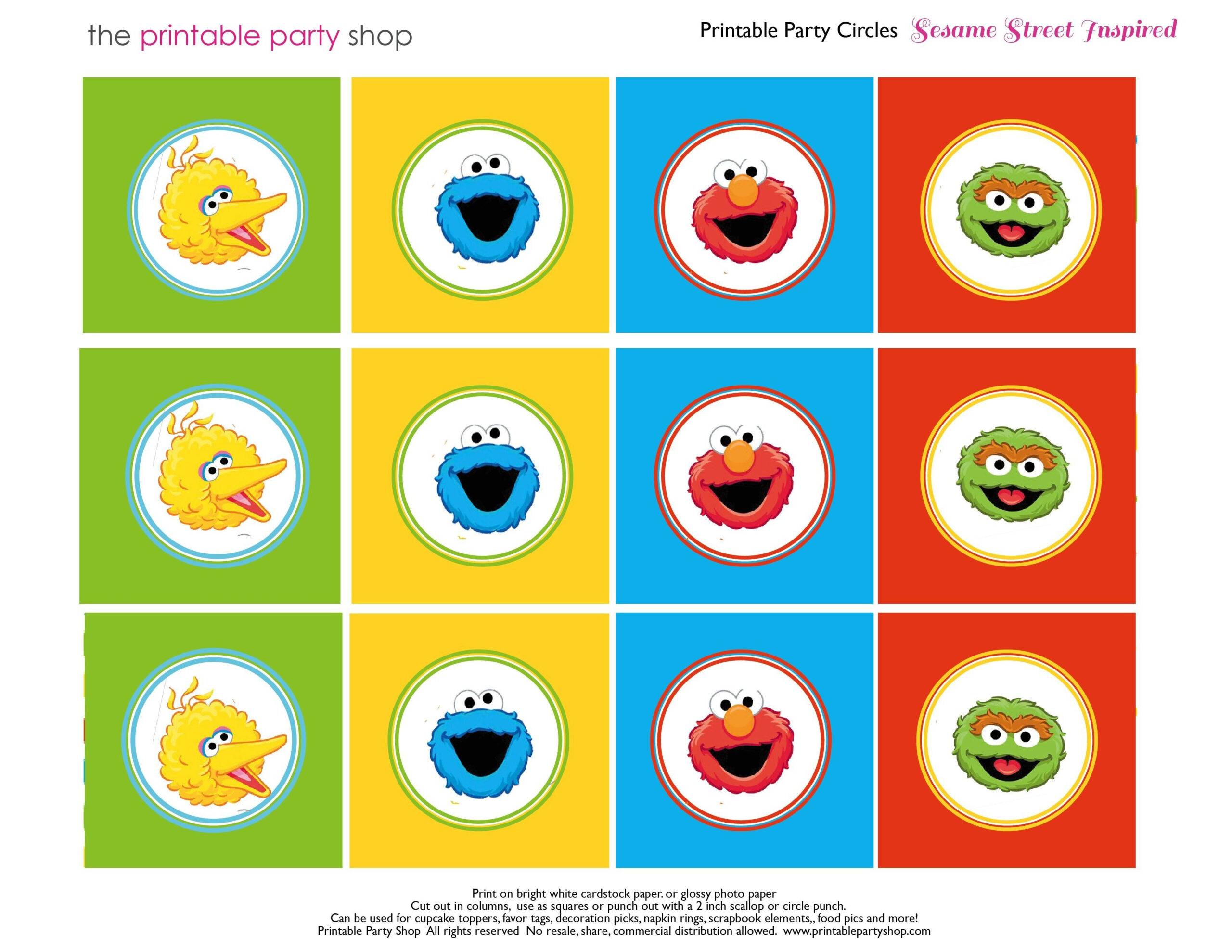 Sesame Street Label Templates | Sesame Street, Sesame Street regarding Free Printable Sesame Street Food Labels