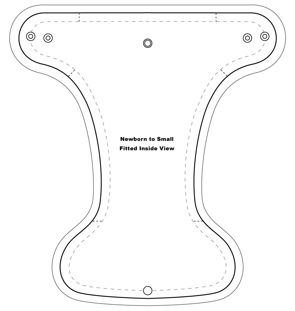 Simple Diaper-Sewing Tutorials: Changes To The Newborn-Small within Cloth Diaper Pattern Free Printable