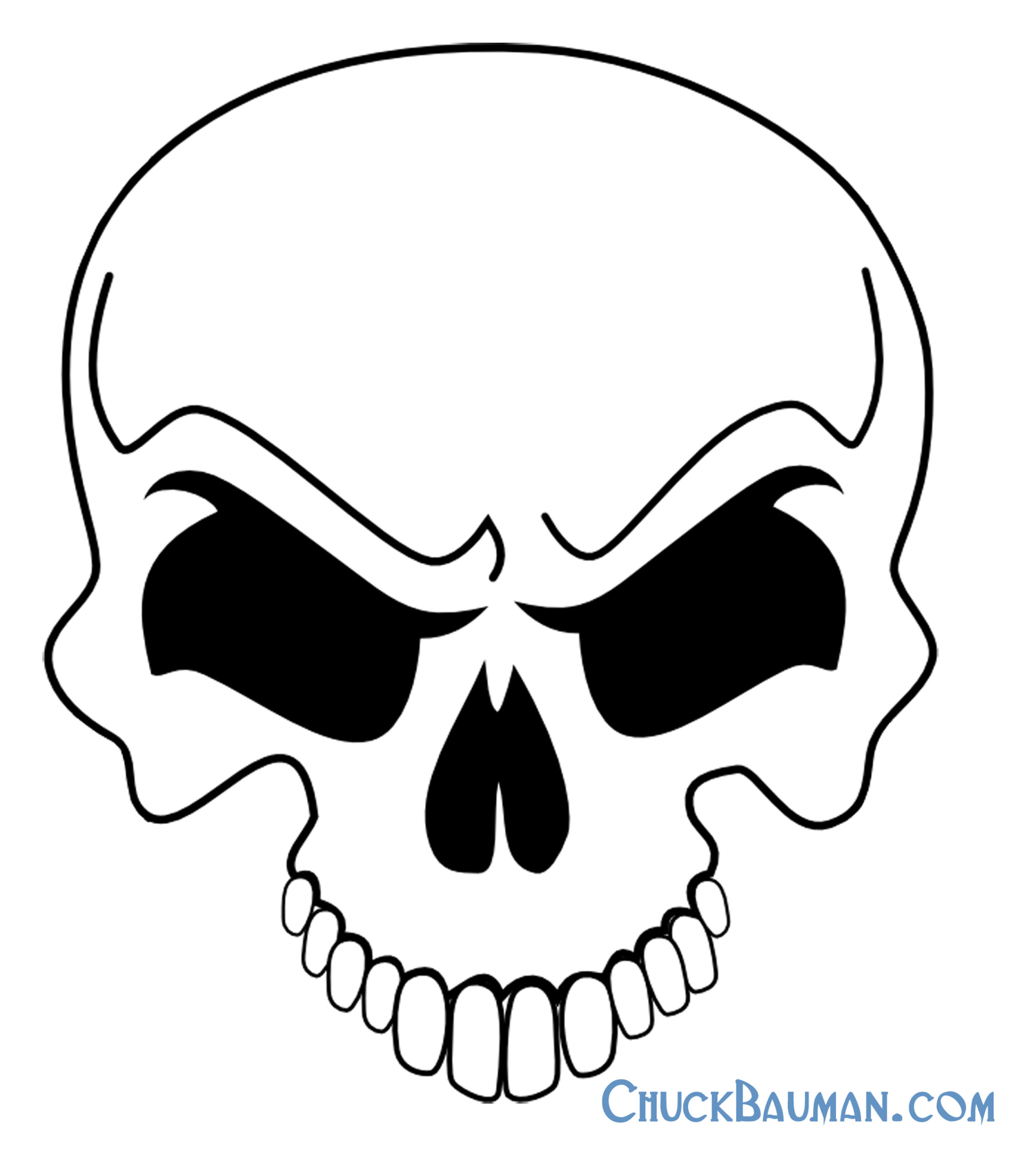 Skulls Airbrushing - Free Skull Airbrushing Stencils - Free within Skull Stencils Free Printable