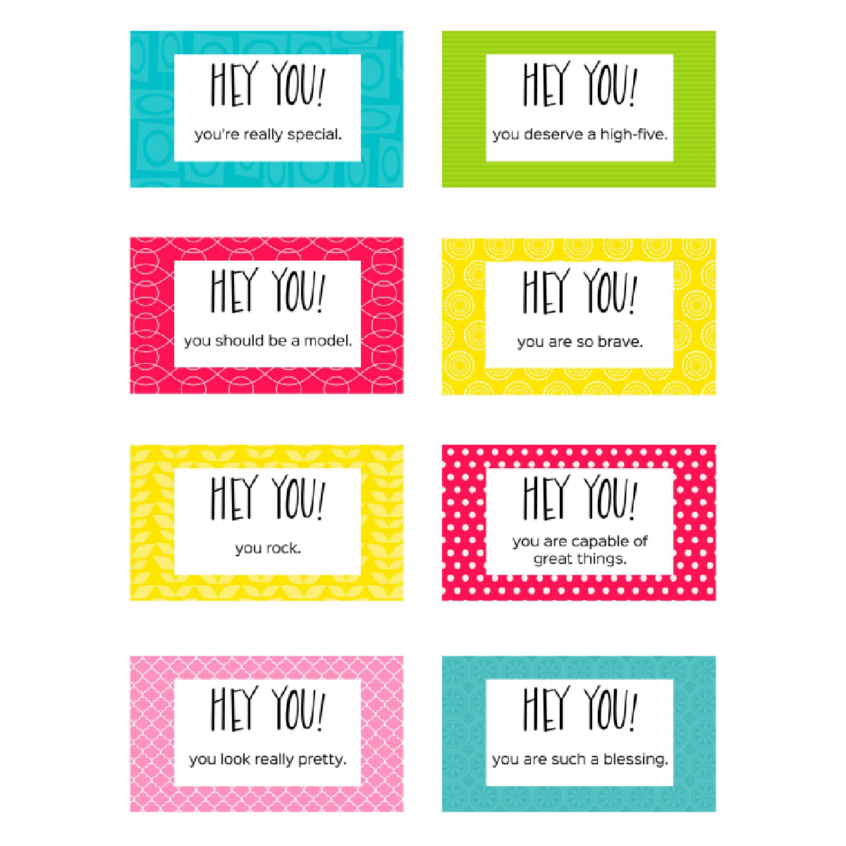 Smile It Forward With Free Printable Kindness Cards For Kids pertaining to Free Printable Compliment Cards