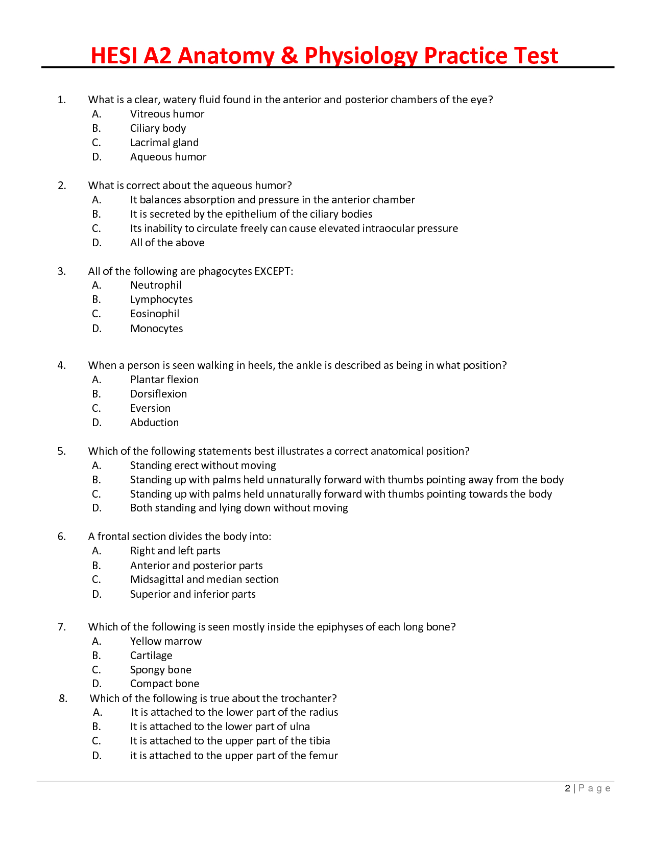 Solution: Ready For The Hesi A2 Practice Test - Studypool throughout Free Printable Hesi Study Guide