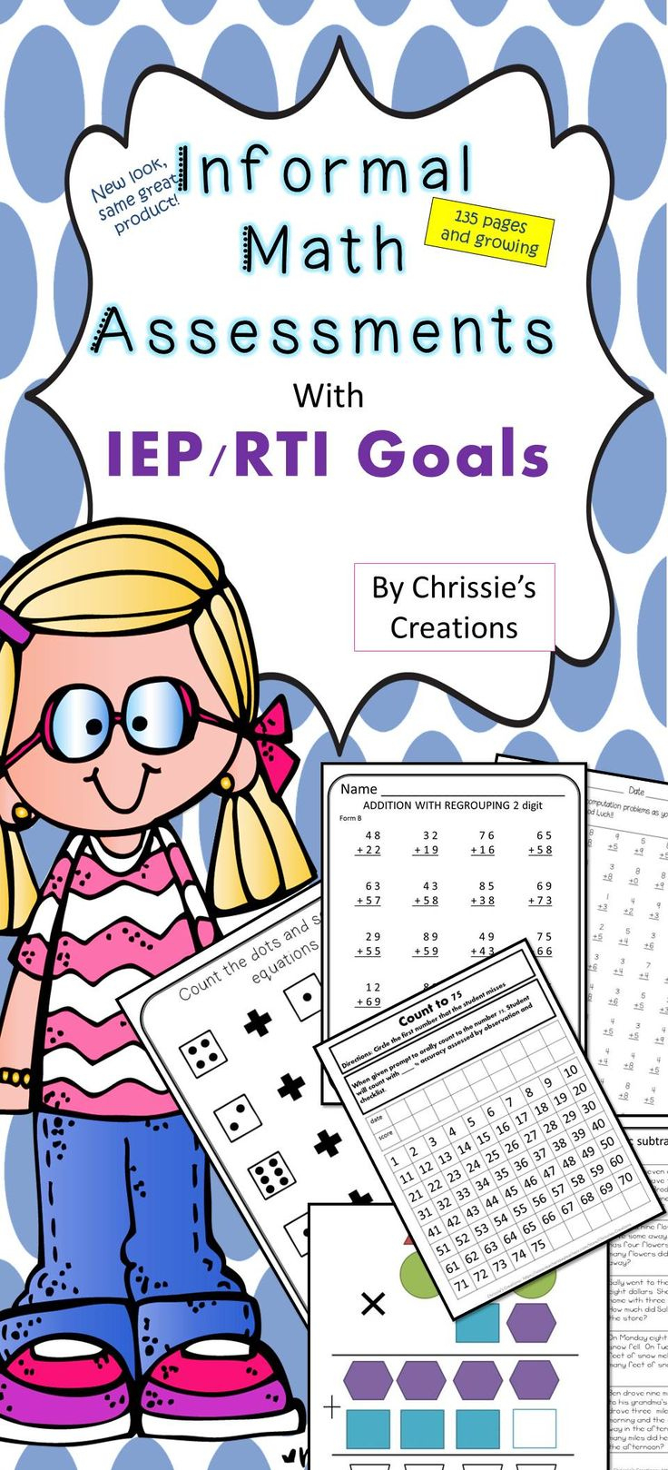 Special Education: Basic Skills- Math Assessments And Data within Free Printable Informal Math Assessments