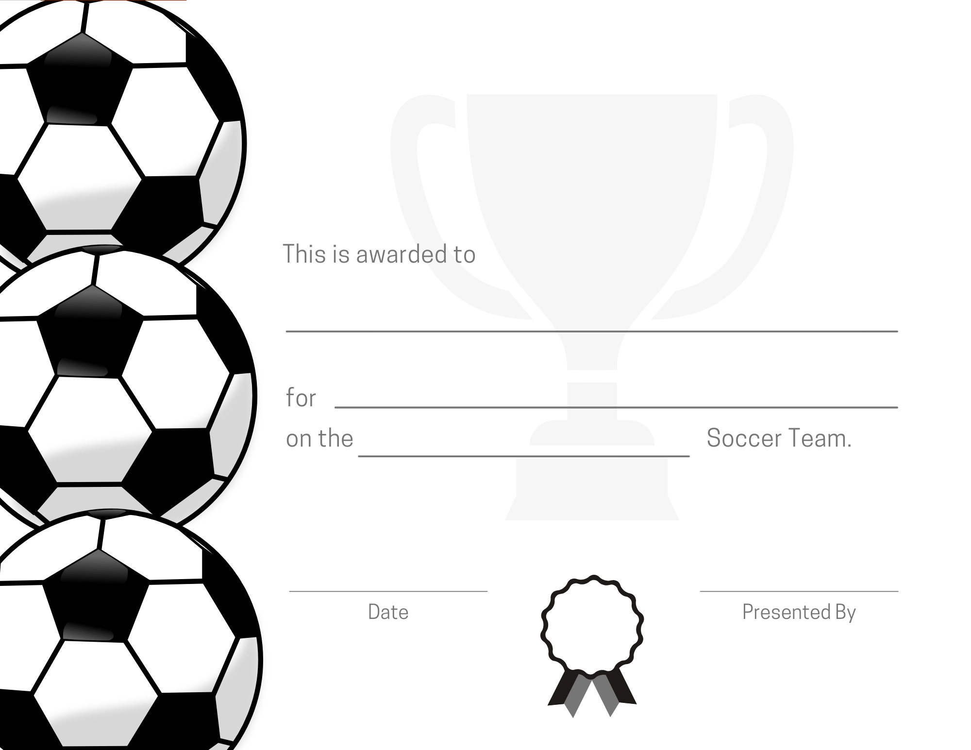 Sports Award Certificates: Free And Customizable Designs | Signup pertaining to Free Soccer Award Certificates Printable