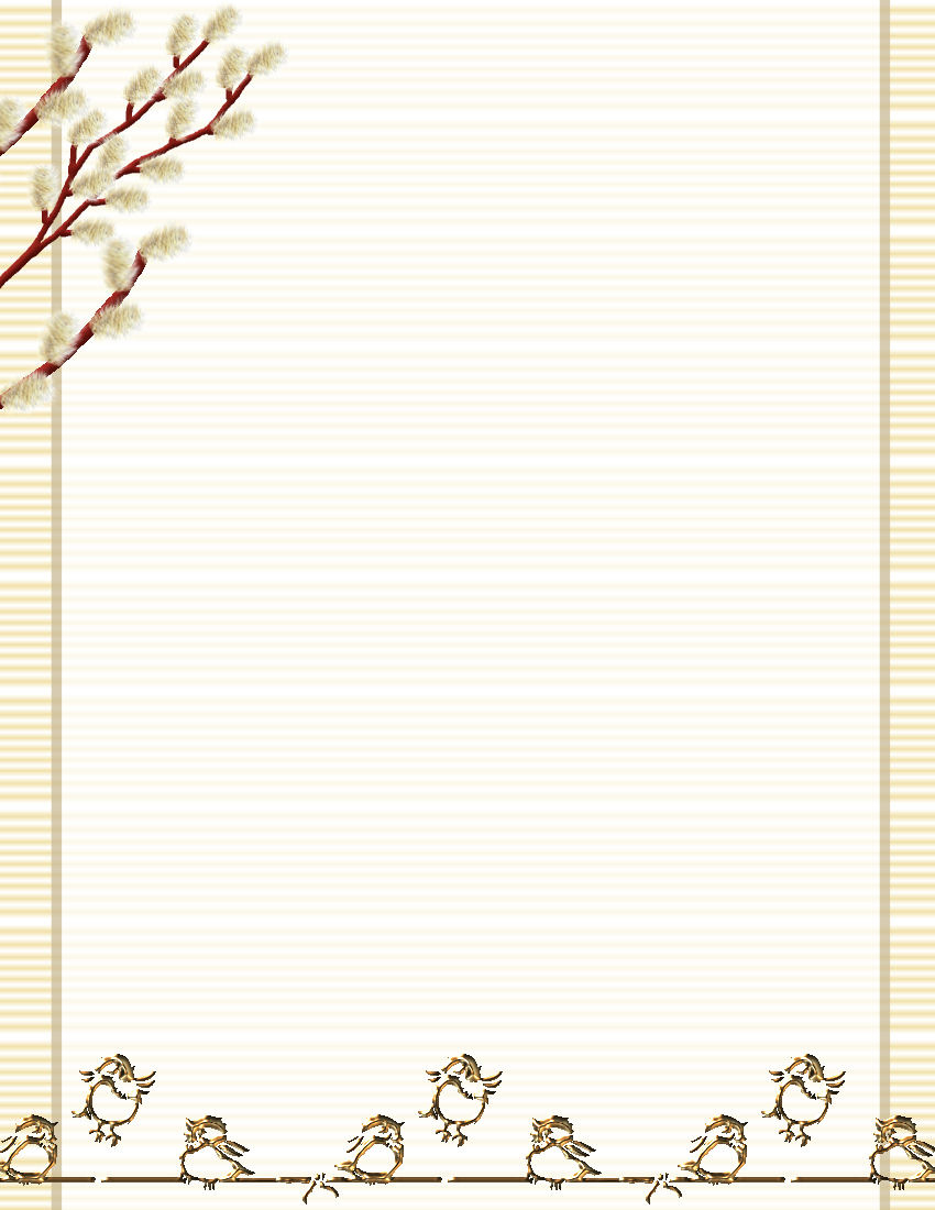 Spring Stationery Themed Downloads Pg. 1 throughout Free Printable Spring Stationery