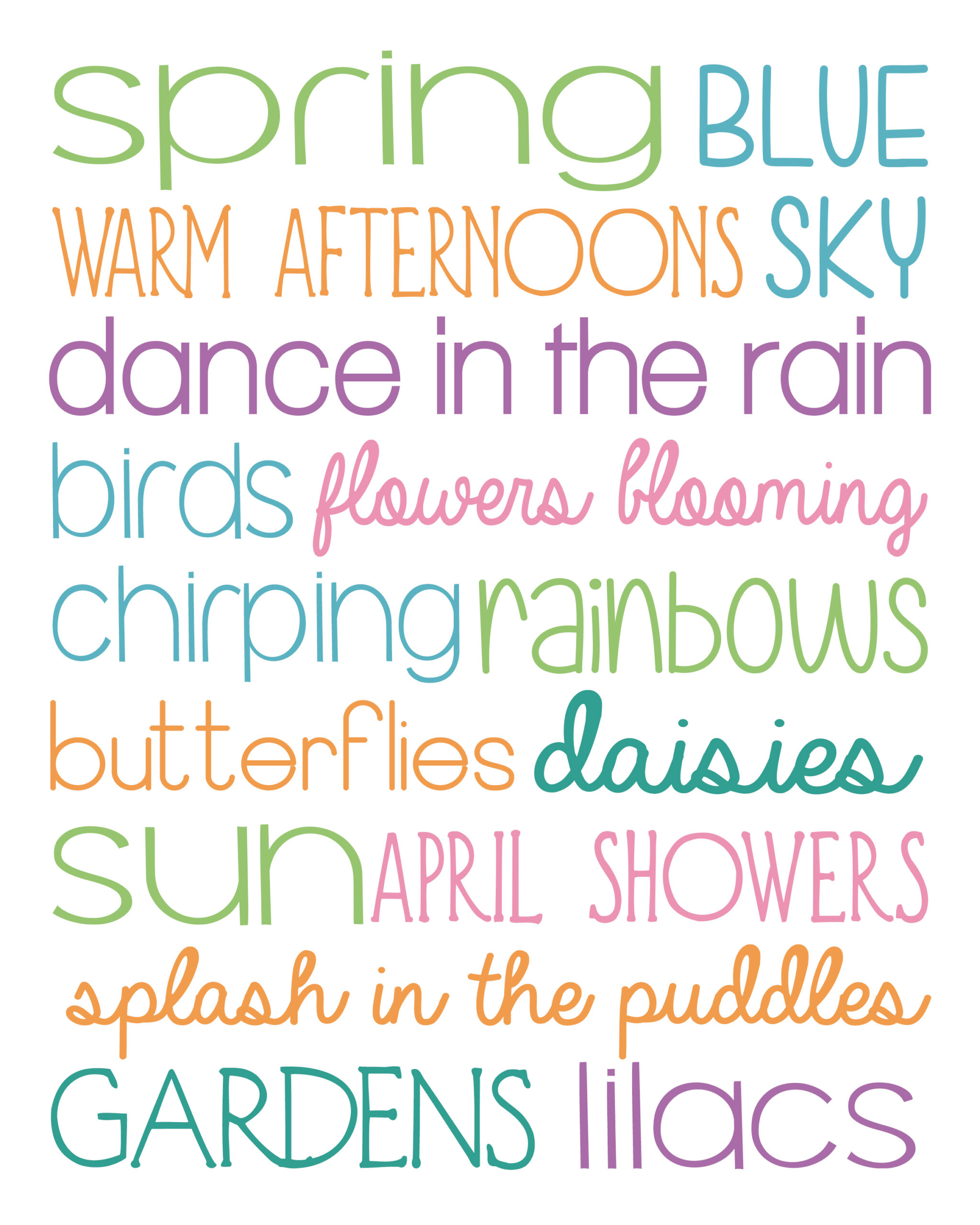 Springtime Subway Art Printable - Precision Printables throughout Free Printable Subway Art Template