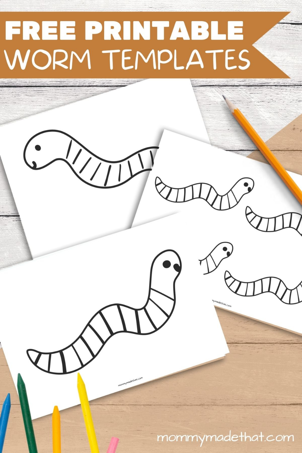 Super Cute Free Worm Templates And Outline Printables throughout Free Printable Worm Worksheets