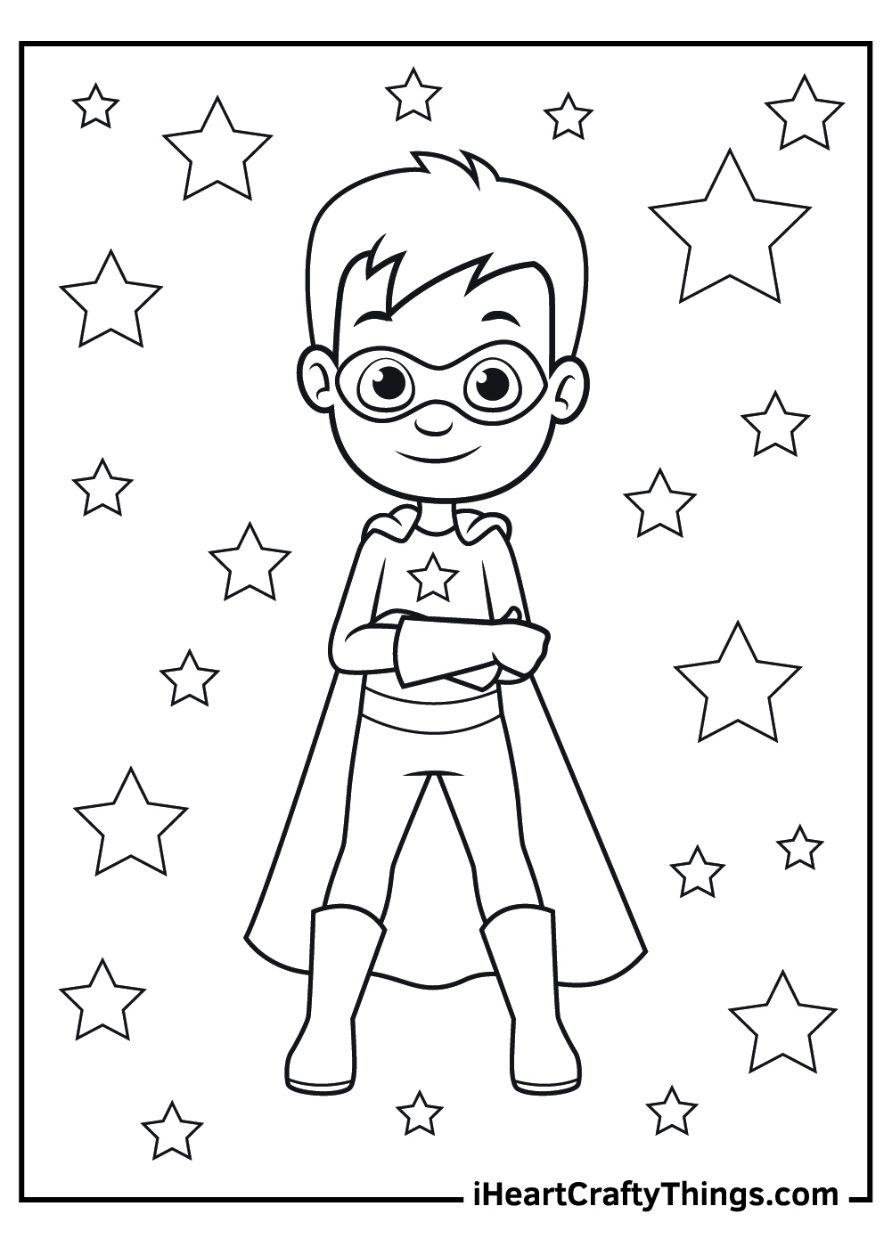 Superhero Coloring Pages (100% Free Printables) for Free Printable Superhero Coloring Pages