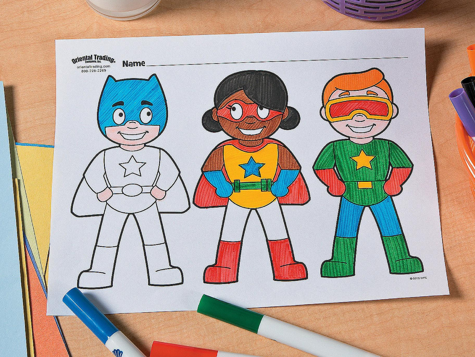 Superhero Free Printable Coloring Page Idea | Fun365 intended for Free Printable Superhero Pictures