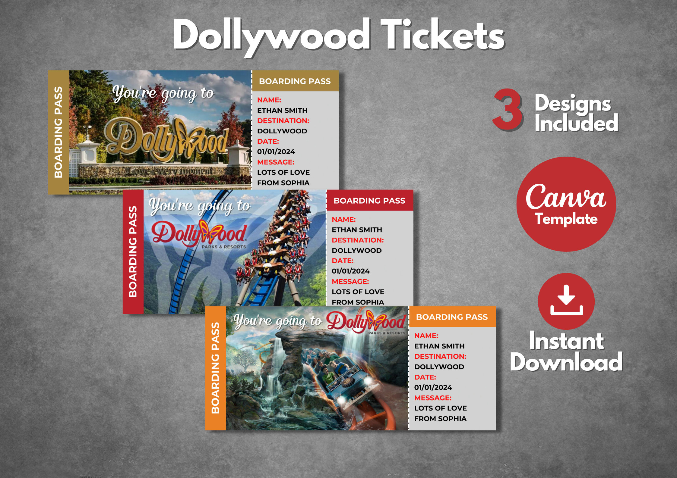 Surprise Ticket Dollywood - Etsy within Free Printable Dollywood Coupons