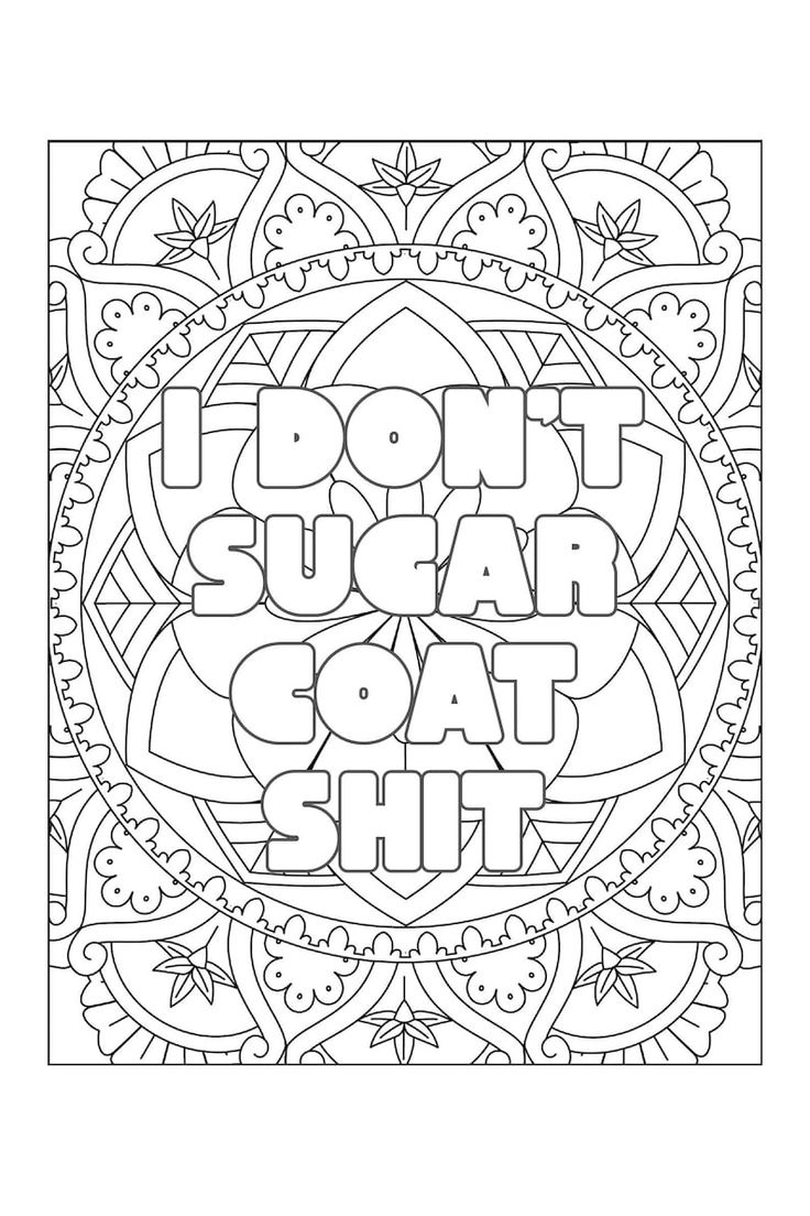 Swear Words Adult Coloring Bookgbn Publishing Club Adult Humor throughout Free Printable Coloring Pages for Adults Swear Words
