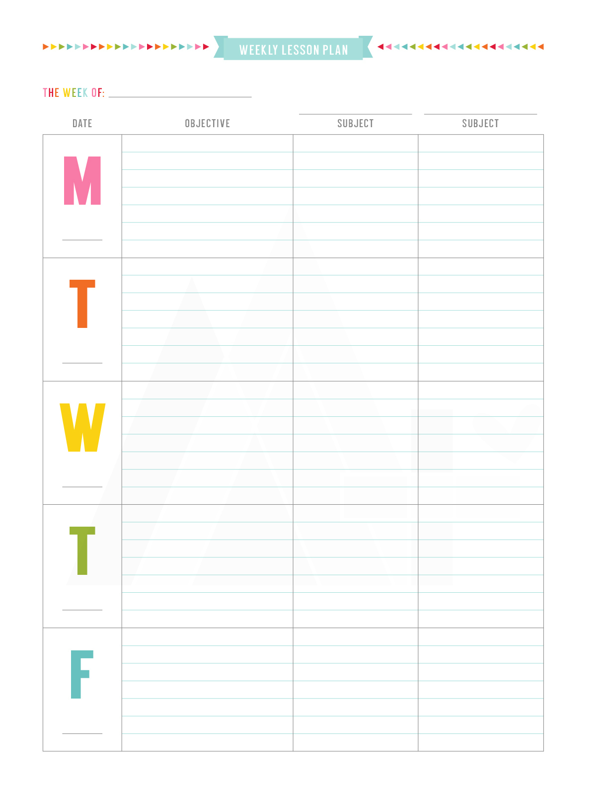 Teacher Planner • Miss Tiina pertaining to Free Printable Teacher Planner Pages