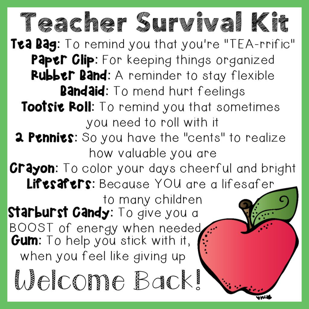 Teacher Survival Kit: How To Make &amp;amp; #Free Printable Label throughout Teacher Survival Kit Free Printable