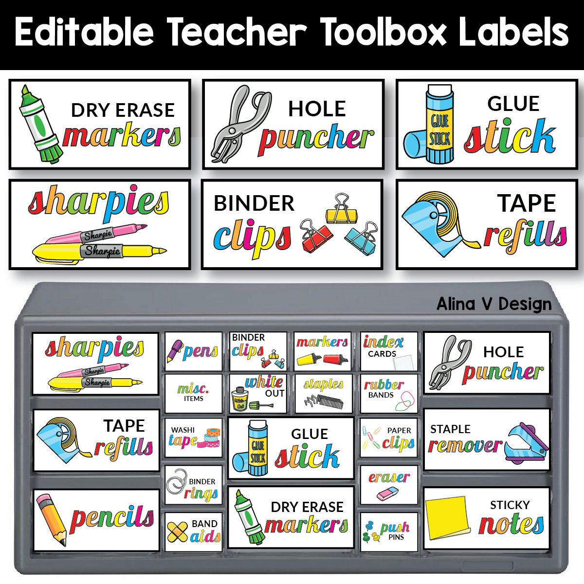 Teacher Toolbox Labels Editable Classroom Supply Label With with Free Printable Teacher Toolbox Labels