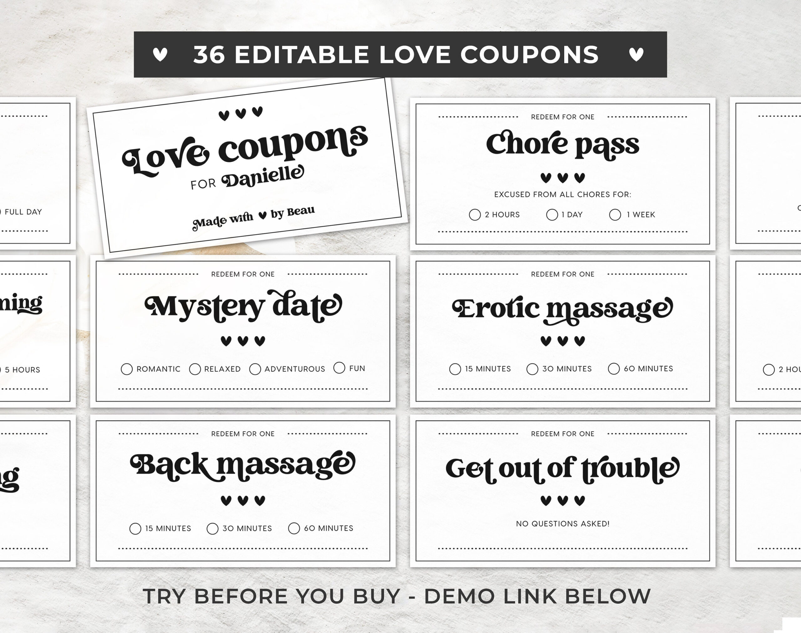 Template Coupons - Etsy.de with regard to Free Printable Lowes Coupon 2025