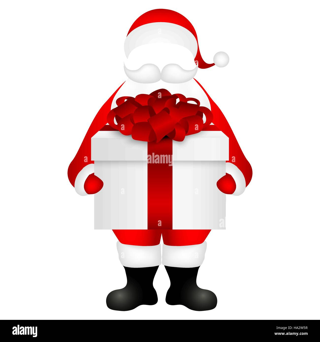 Template Santa Claus To Insert A Human Face Stock Vector Image regarding Free Printable Santa Claus Face