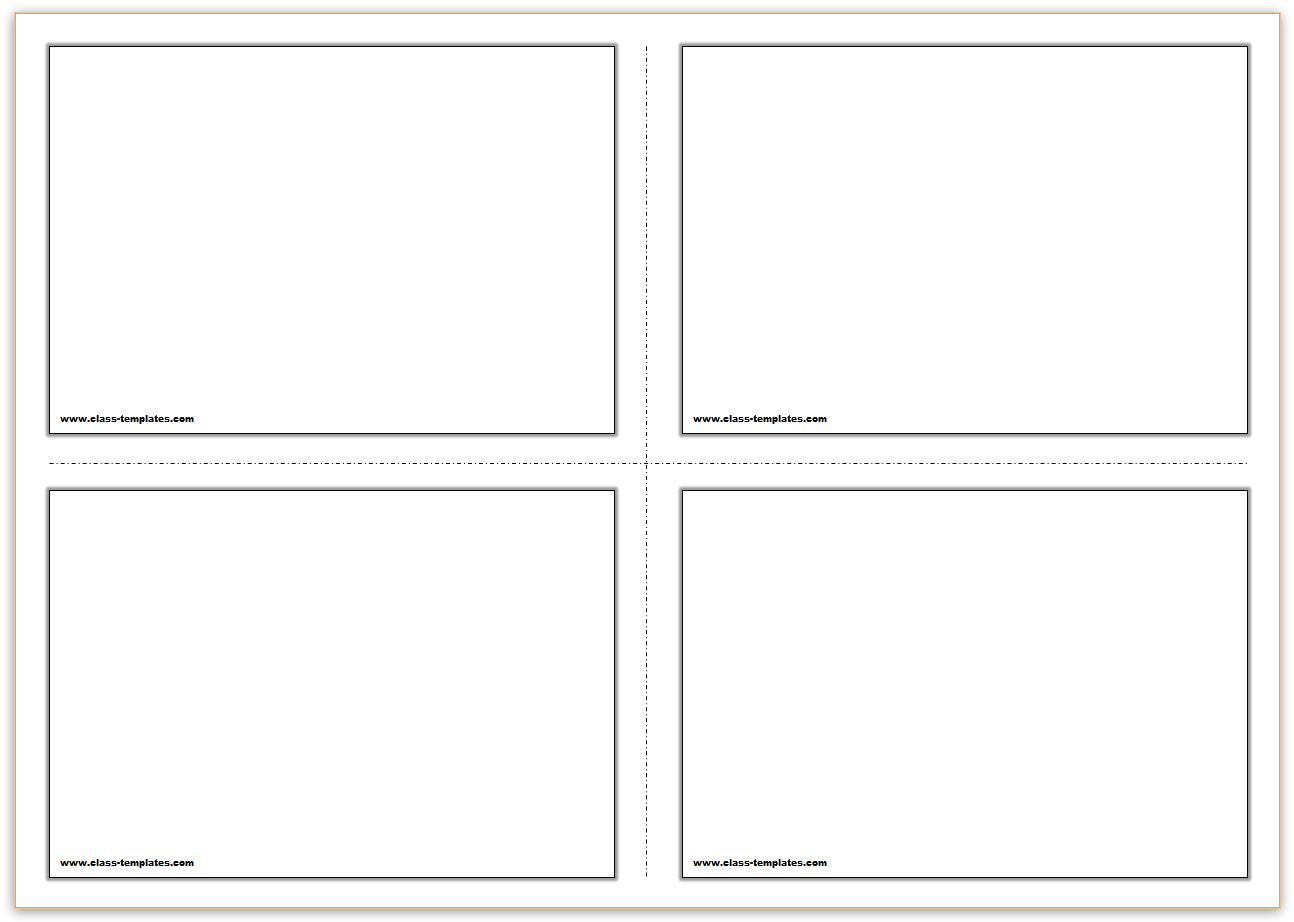 The Appealing Free Printable Flash Cards Template Pertaining To intended for Free Printable Card Templates