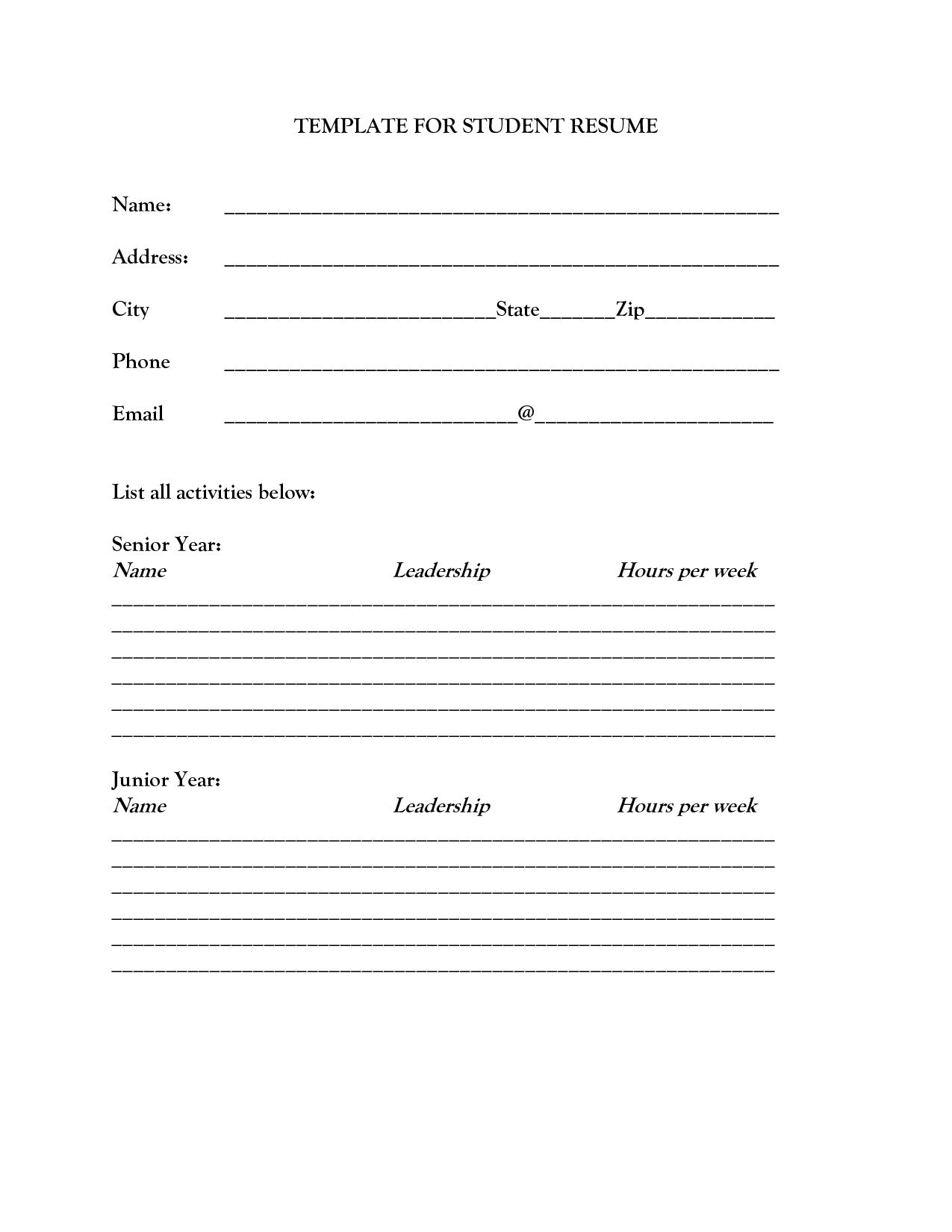 The Astounding Blank Resume Format – Hudsonhs Inside Free Blank Cv throughout Free Printable Blank Resume