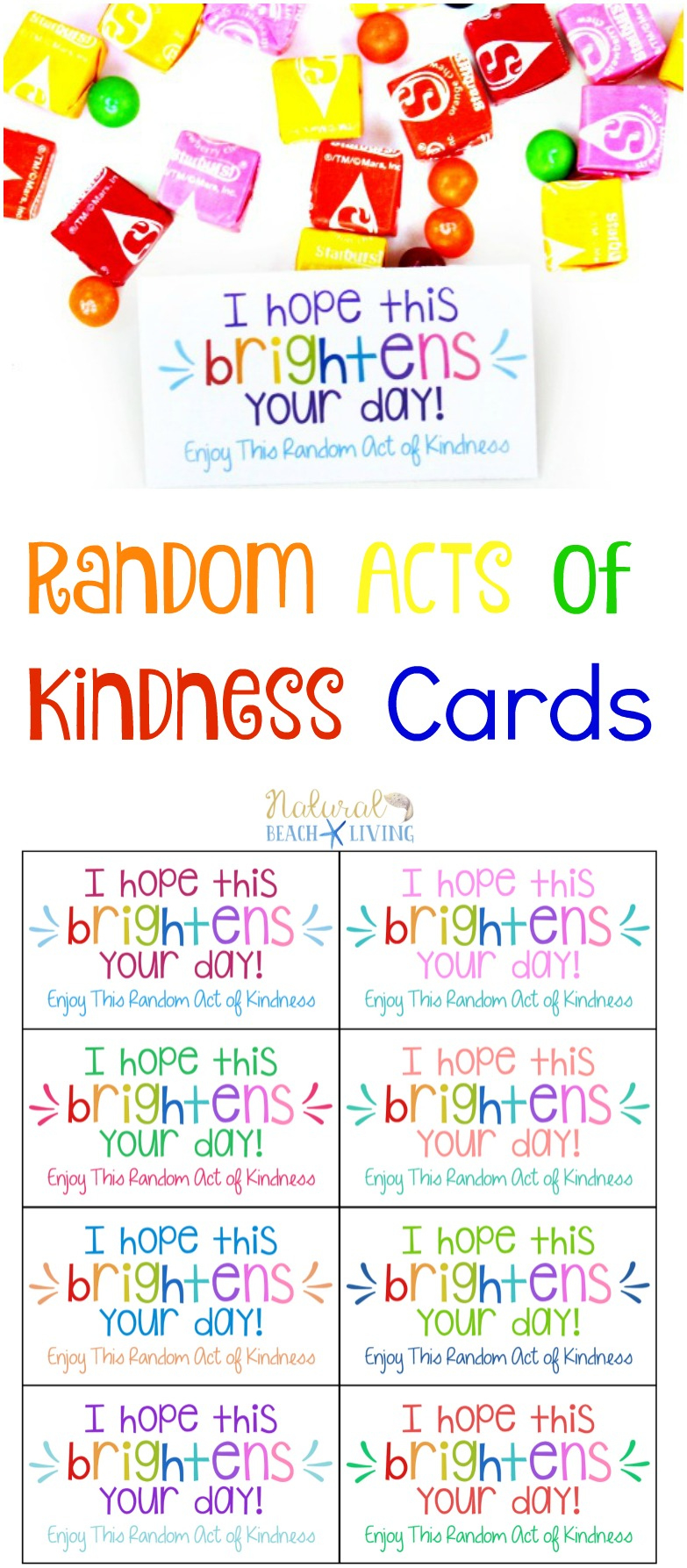 The Best Random Acts Of Kindness Printable Cards Free - Natural intended for Kindness Cards Printable Free