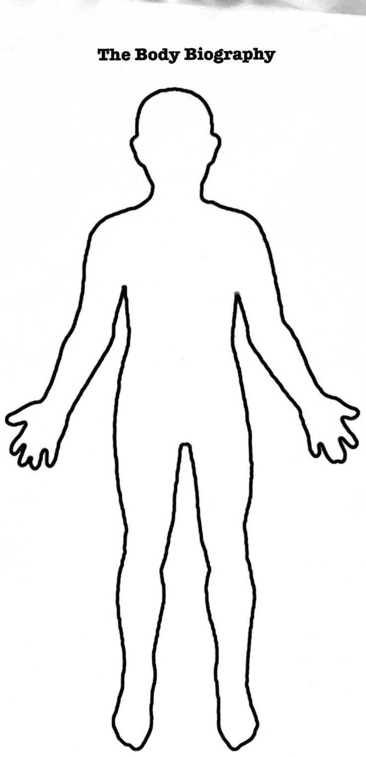 The Charming Free Human Body Outline Printable, Download Free Clip regarding Free Printable Person Template