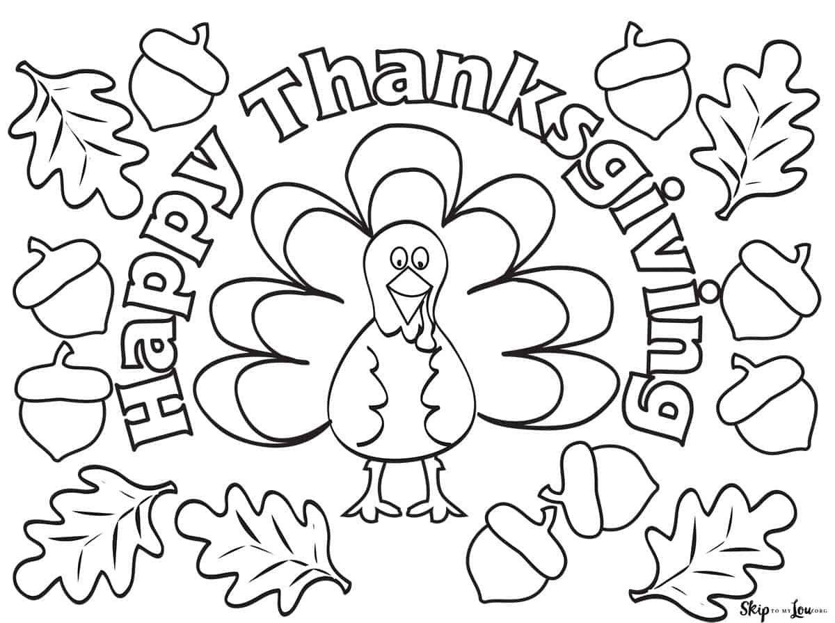 The Cutest Free Turkey Coloring Pages | Skip To My Lou regarding Free Printable Turkey Coloring Pages