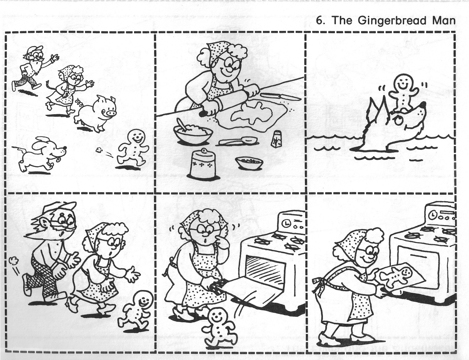 The Gingerbread Man! | Kindergarten Nana in Free Printable Version Of The Gingerbread Man Story