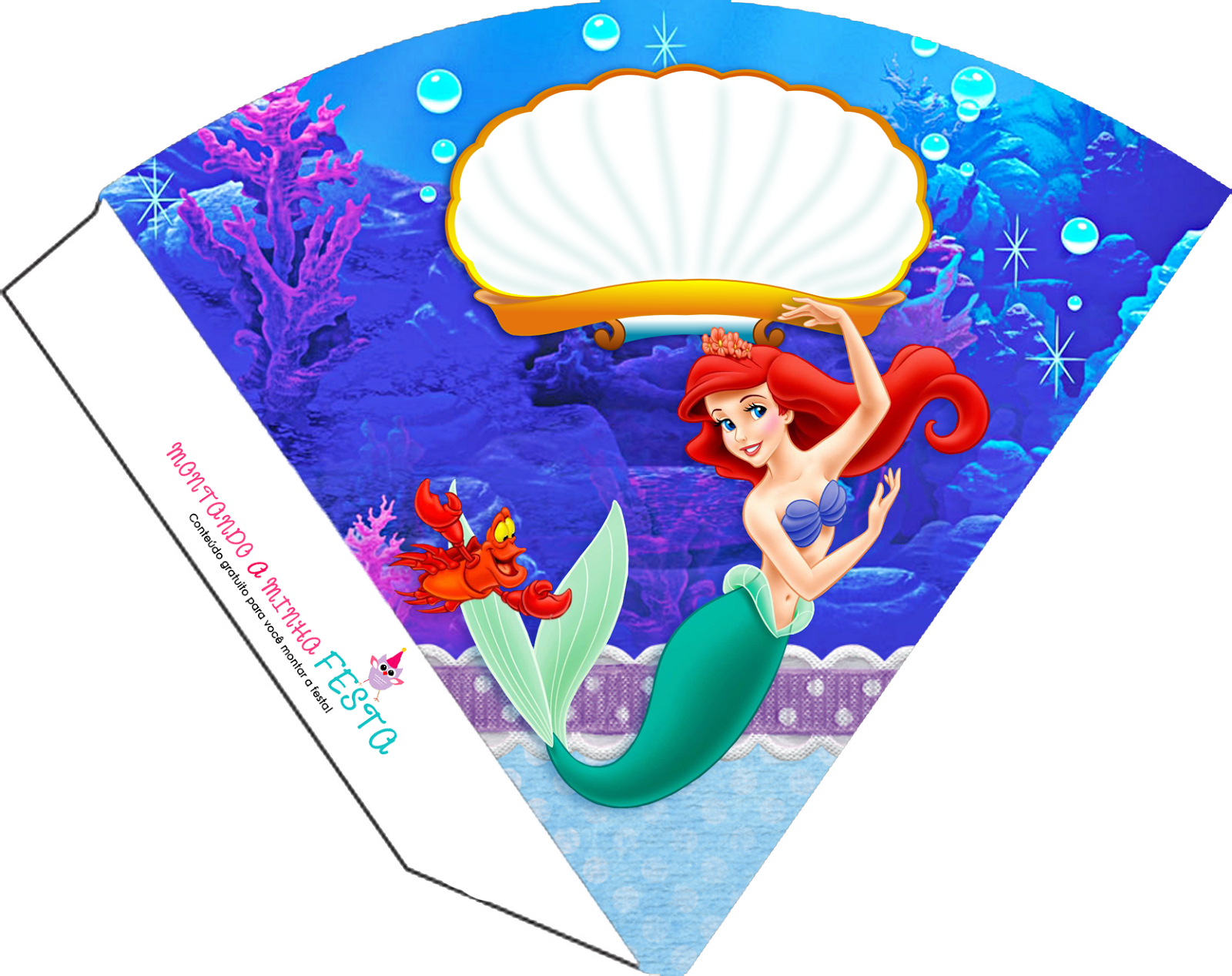 The Little Mermaid Birthday: Free Party Printables. - Oh My Fiesta for Free Printable Little Mermaid Birthday Banner