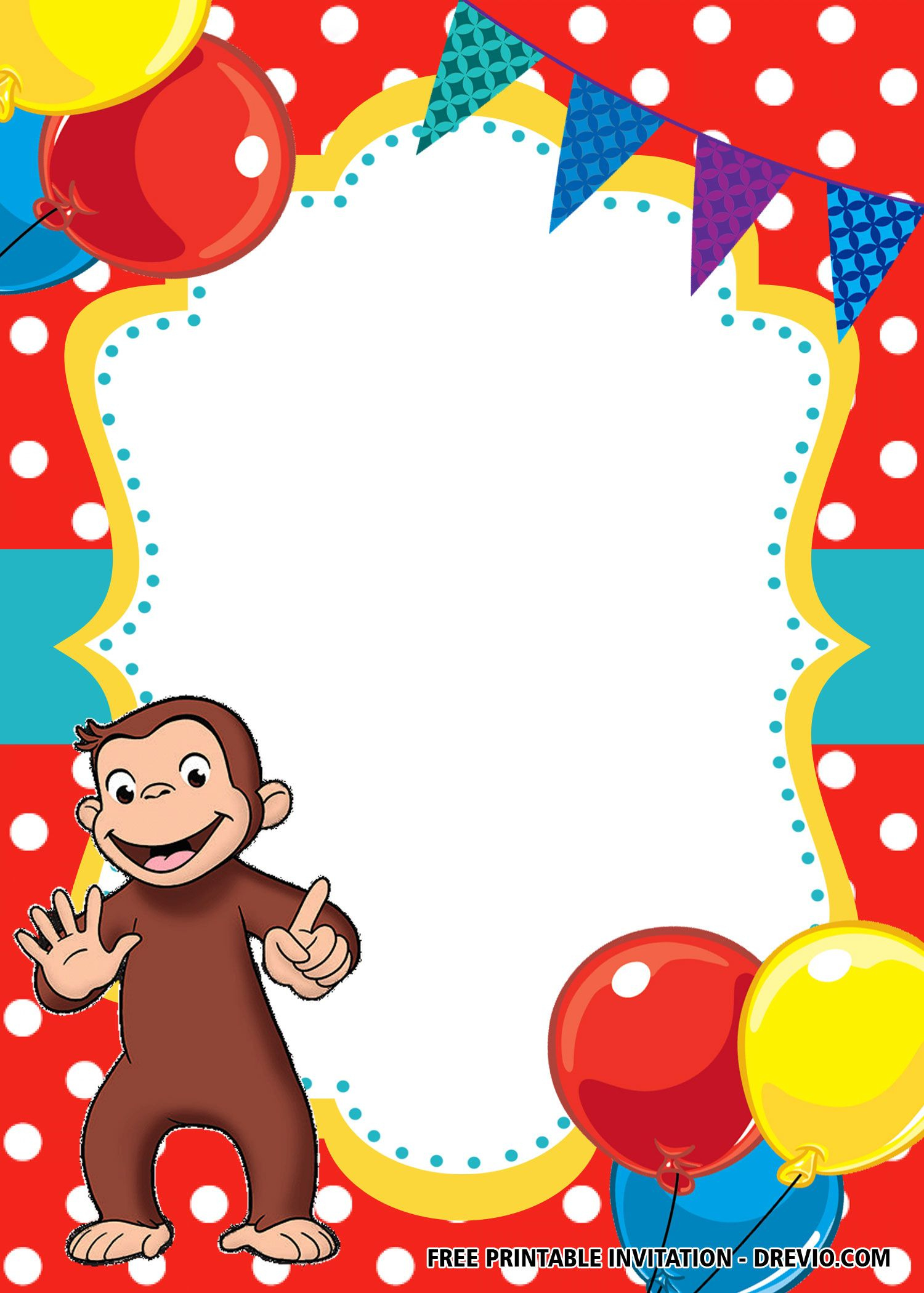 The Ultimate Guide To A Curious George Birthday Bash (With Free pertaining to Free Printable Curious George Invitations