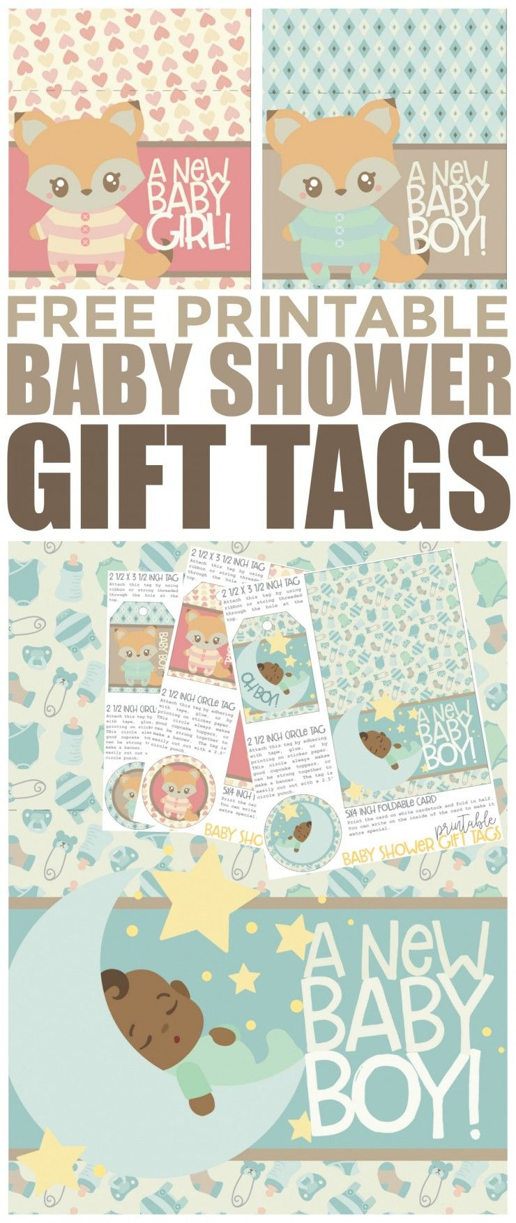 These Free Printable Baby Shower Gift Tags Are Super Fun And Cute in Free Printable Baby Shower Favor Tags Template