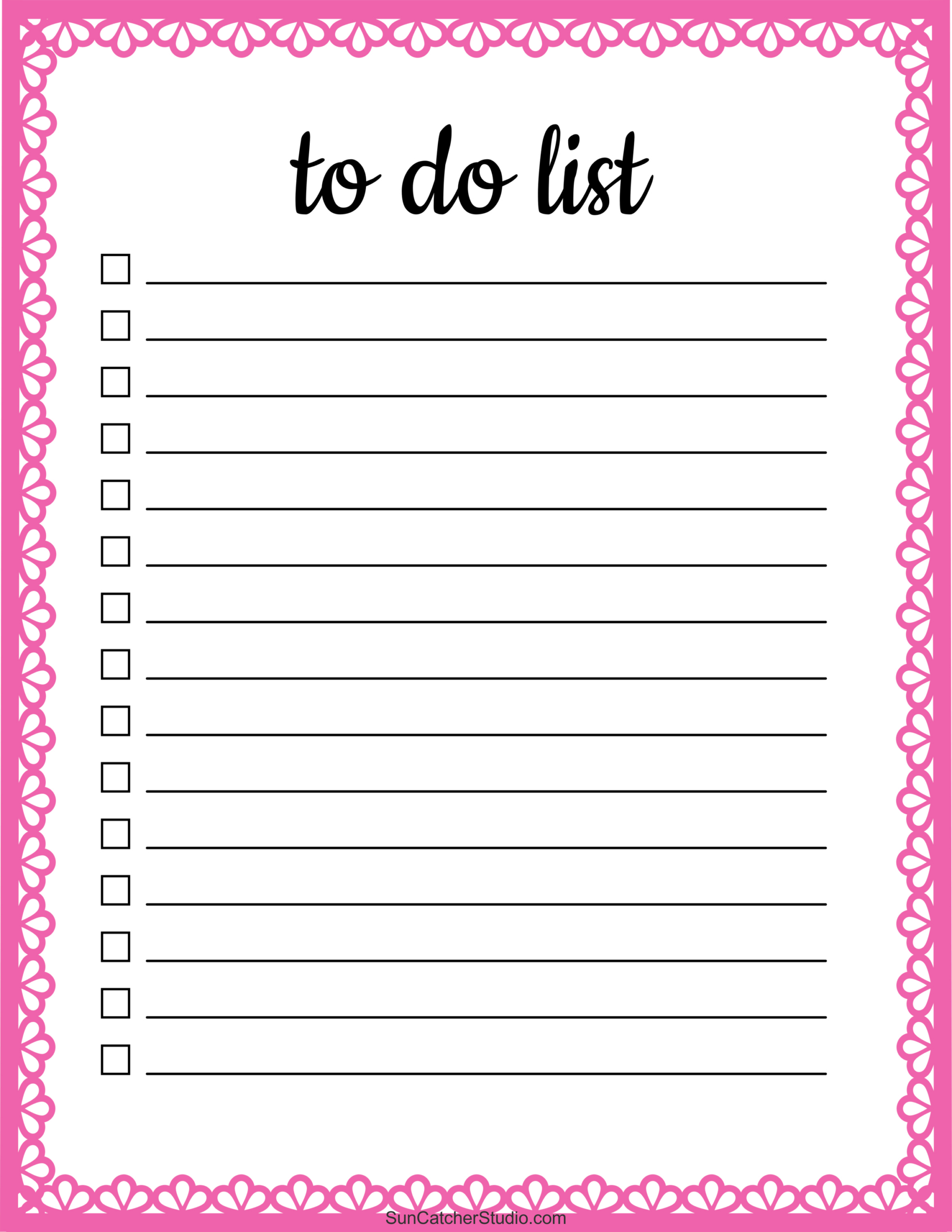 To Do List (Free Printable Pdf Templates) – Things To Do – Diy throughout Free Printable Kids To Do List